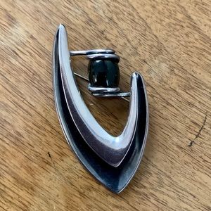 Vintage Sigi Pineda Tasco Sterling Silver Modernist Abstract Pin/Brooch